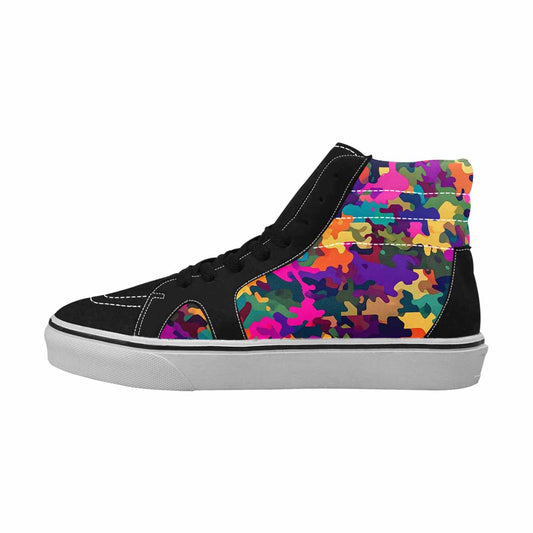 MEN'S Military Camouflage Blotch High Top Canvas Dark Academia Shoes