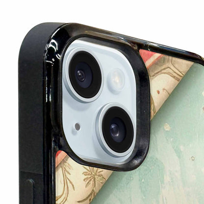 iPhone 15 Plus Case — Christmas Wrapping Paper Pattern Art Wallpaper, Original Design Phone Case