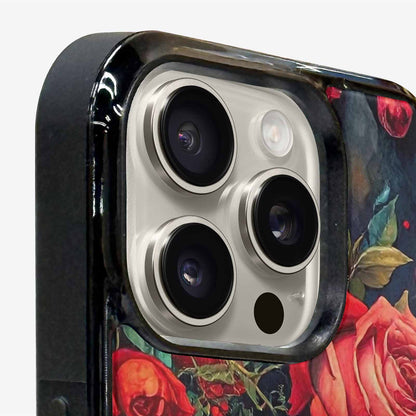 iPhone 16 Pro Max Case — Skulls And Rosesmelting Skulls A Agl, Custom Art Phone Cover