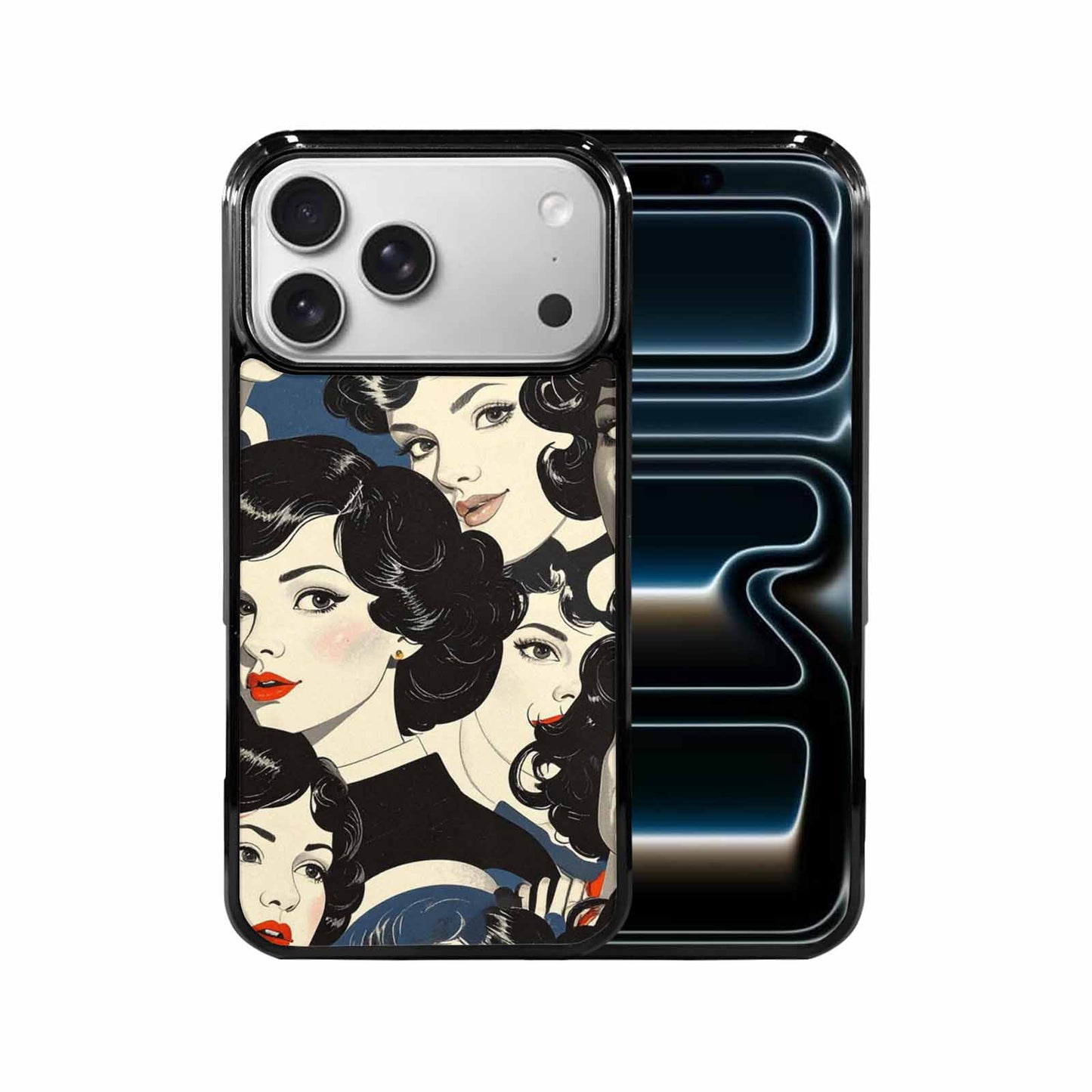 iPhone 17 Pro Max Case — Seamless Repeating Pattern Of Retro Vintage, Original Design Phone Case