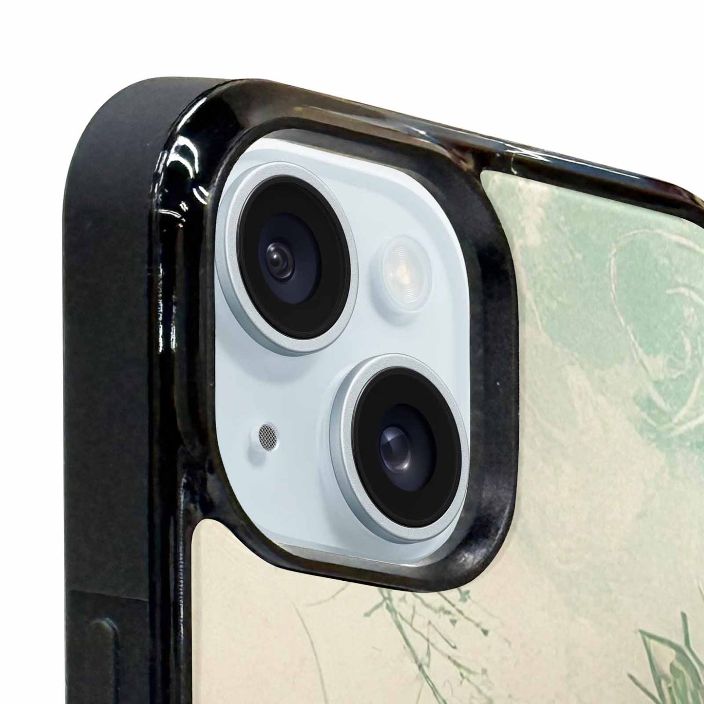 iPhone 15 Plus Case — Christmas Wrapping Paper Pattern Art Wallpaper, Custom Made Phone Cover