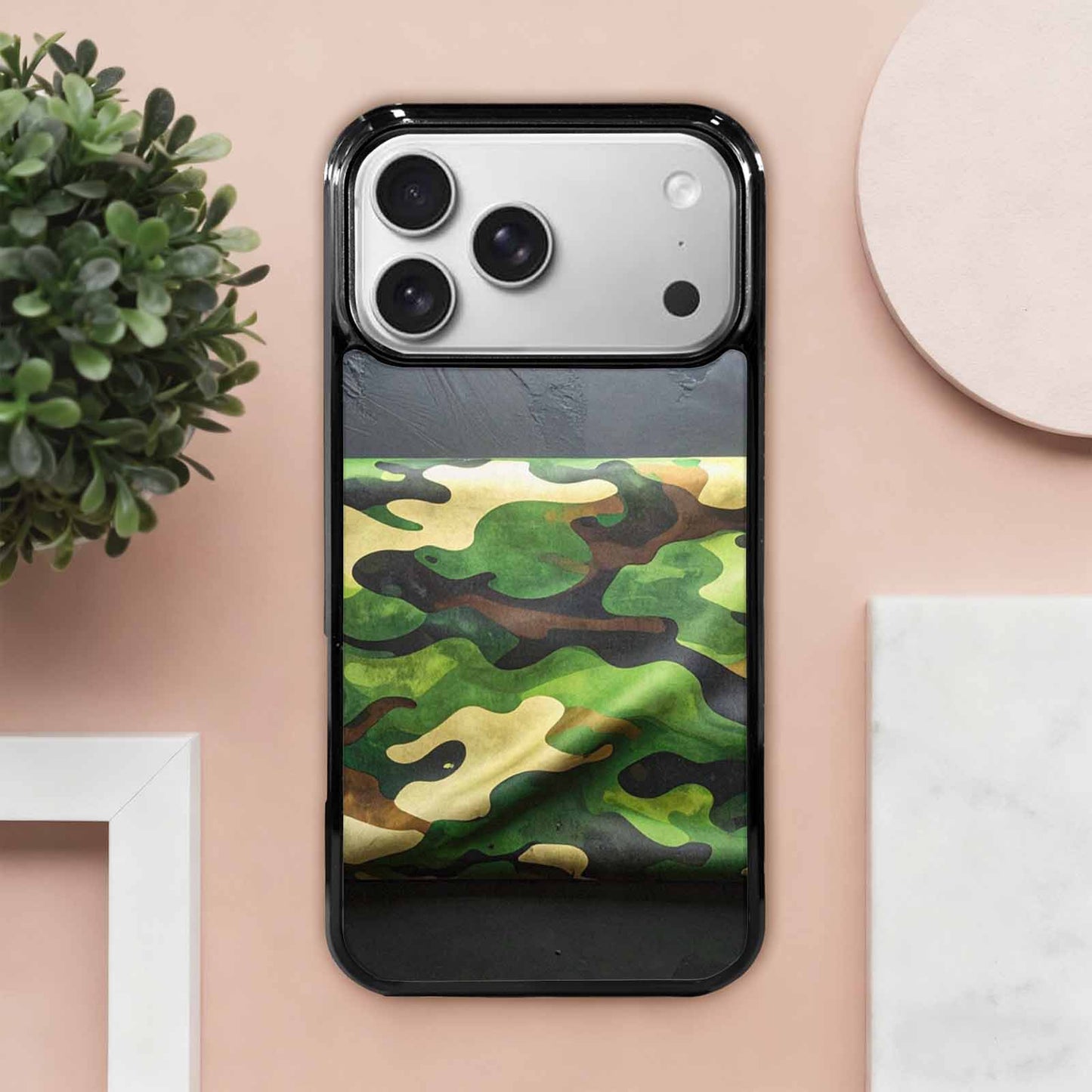 iPhone 17 Pro Max Case — Camo Print Camo, Customized Protective Case