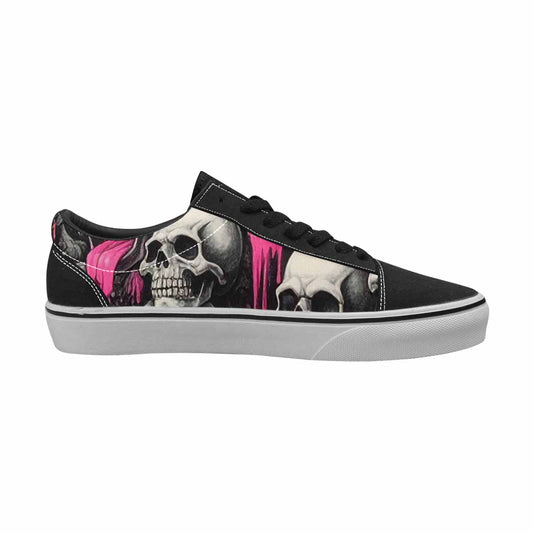 WOMEN'S Rainbow From Skull S Lace-Up Canvas Dreamlike Custom Shoes