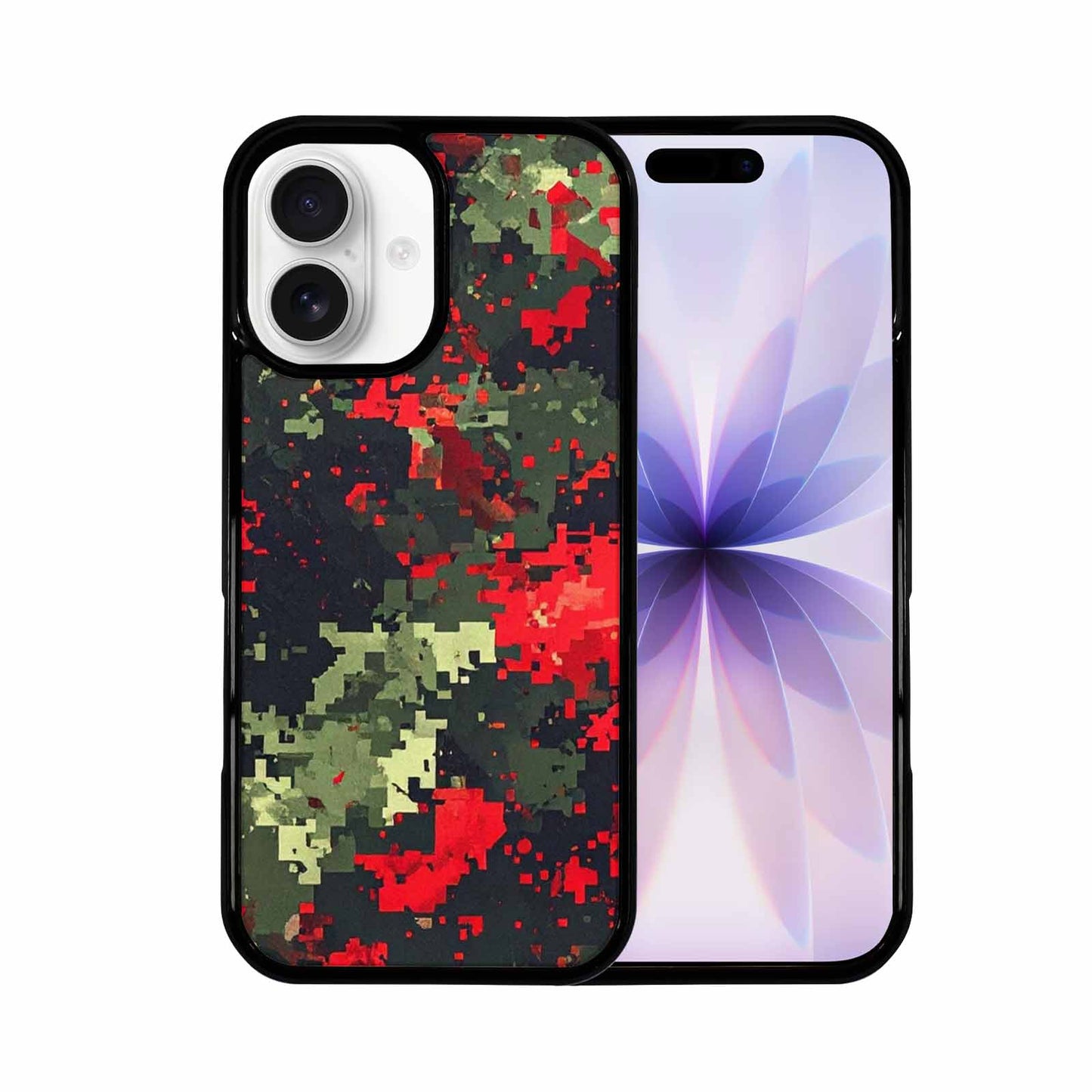 iPhone 17 Case — Small Military Camouflage Blotch Camo, Custom Phone Case