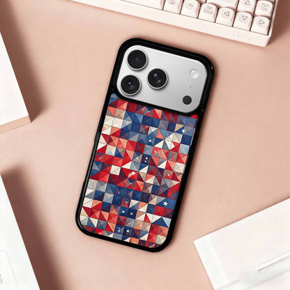 iPhone 17 Pro Case — Small American Flag Stars And Galaxy, Customized Protective Case