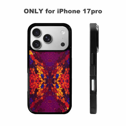 iPhone 17 Pro Case — Snake Print Dark Seamless Pattern Animal, Custom Designed Case Cover