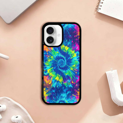 iPhone 17 Case — Tie Dye Neon Acid Tie Dye, Custom Made Phone Cover