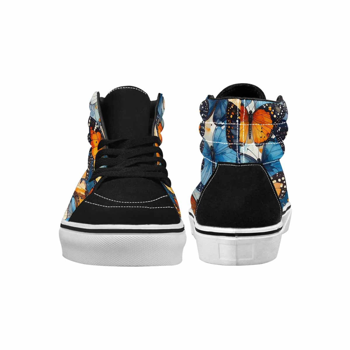 MEN'S Butterfly Wing High Top Canvas Grunge Sneakers