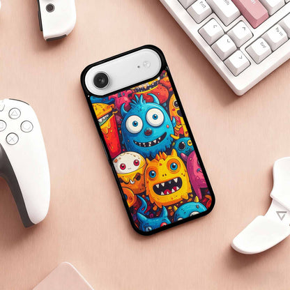 iPhone 17 Air Case — Small Cartoon Monster Character Pattern Cartoon, Customized Protective Case