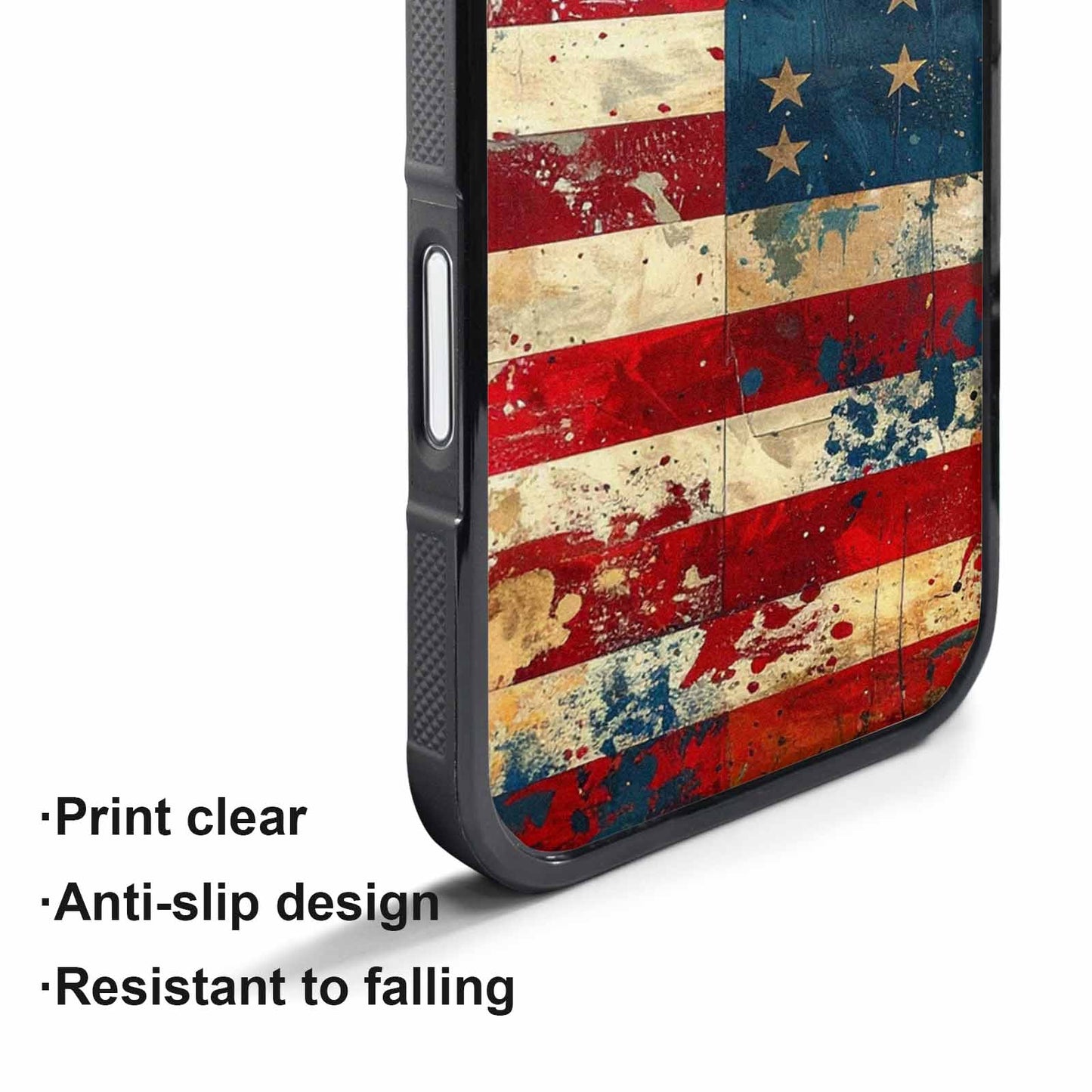 iPhone 17 Air Case — Small American Flag Stars And Galaxy, Original Design Phone Case