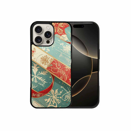 iPhone 16 Pro Max Case — Christmas Wrapping Paper Pattern Art Wallpaper, Original Design Phone Case