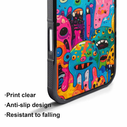 iPhone 17 Air Case — Melting Aliens Pattern Hundreds Of Alien, Original Design Phone Case