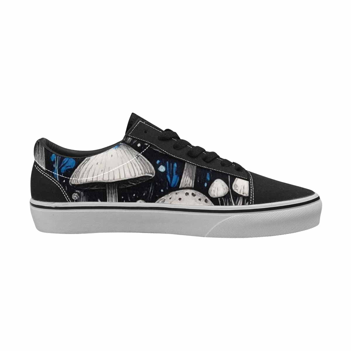 WOMEN'S Mushrooms (general) Lace-Up Canvas Surreal Custom Shoes