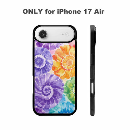 iPhone 17 Air Case — Small Tie Dye Swirl Pattern Tie, Custom Made Phone Cover