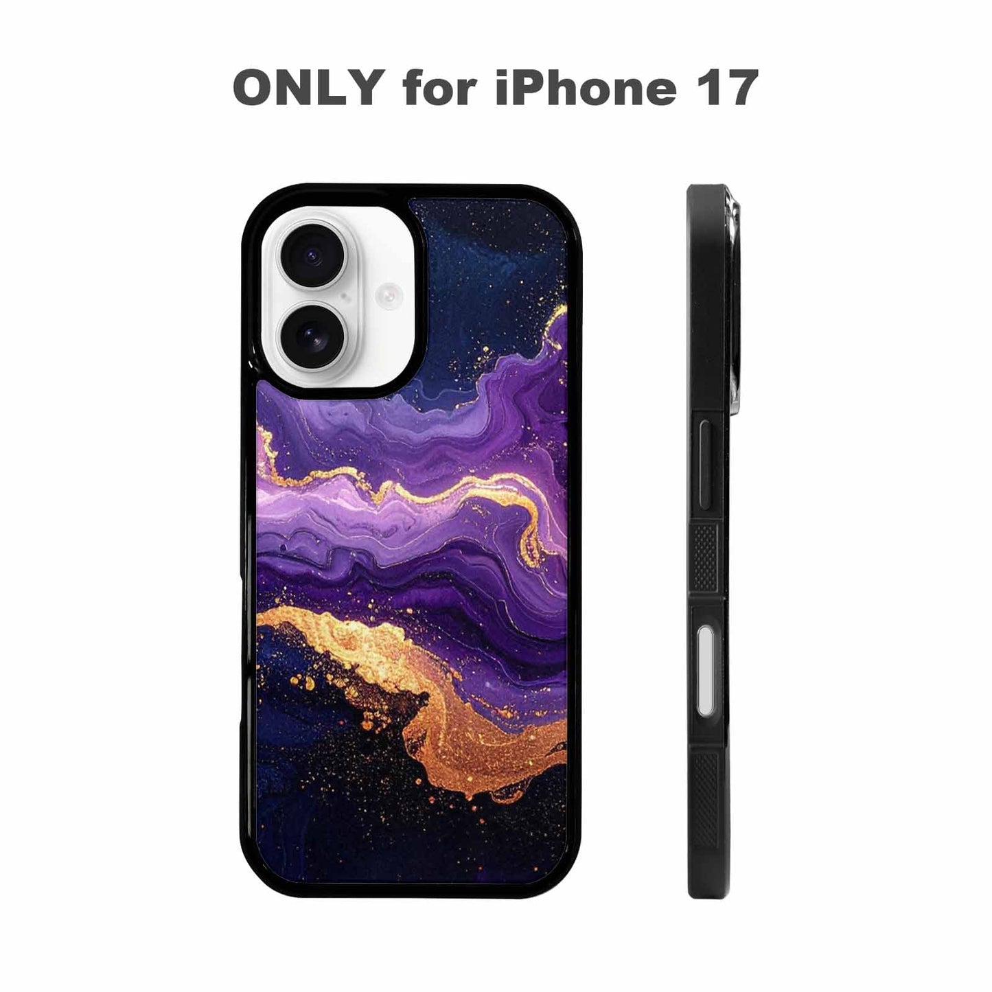 iPhone 17 Case — Seamless Repeating Pattern Of Galaxy Space, Customized Protective Case
