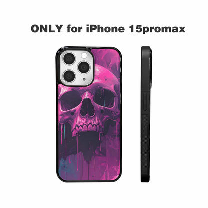 iPhone 15 Pro Max Case — 1000\'s Of Skulls Overlapping Each Other, Original Design Phone Case