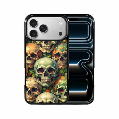 iPhone 17 Pro Max Case — Skulls Camoskulls Pattern Gothic Skulls, Original Design Phone Case