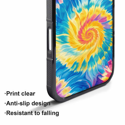 iPhone 17 Air Case — Small Tie Dye Swirl Pattern Tie, Custom Made Phone Cover