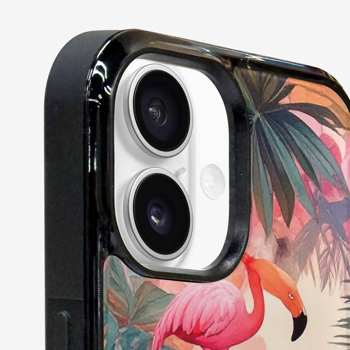 iPhone 16 Case — Flamingo Tropical Flamingo Tropical Pattern Hundreds, Unique Phone Case Design
