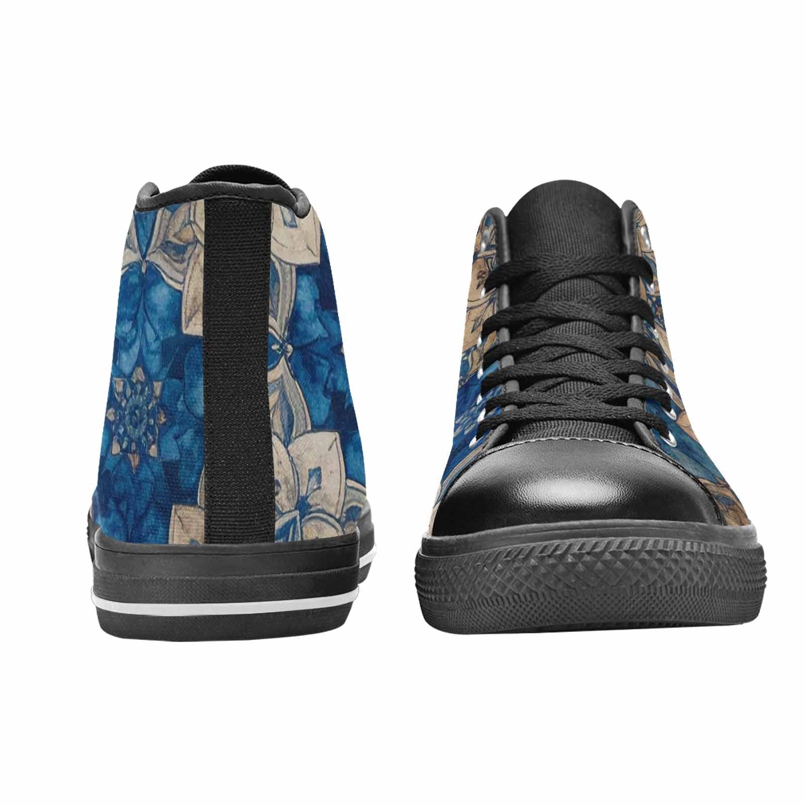 MEN'S Mandala High Top Canvas Dark Academia Custom Shoes