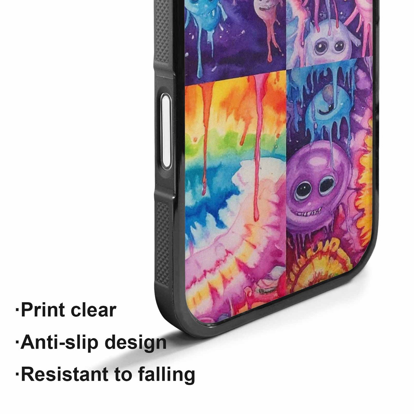 iPhone 17 Case — Aliens Tie Dyemelting Aliens Tie Dye, Custom Printed Phone Case