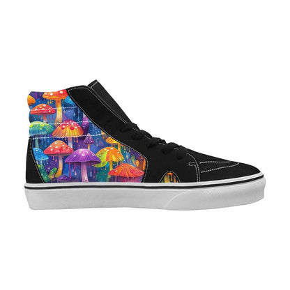 MEN'S Rainbow Drip Mushrooms High Top Canvas Dreamcore Shoes