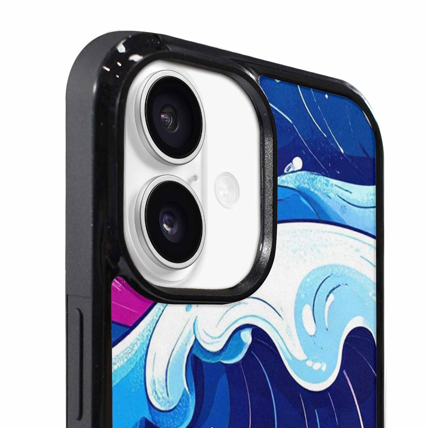 iPhone 17 Case — Glossy Winter Wave Cartoon Cute, Custom Designed Case Cover