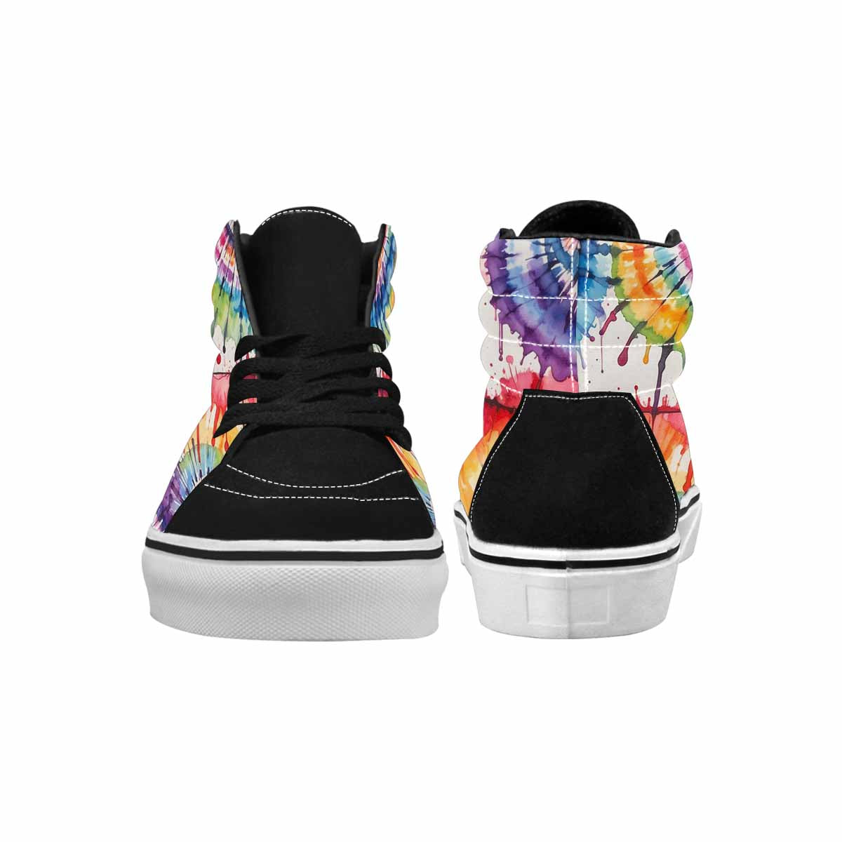 MEN'S Tie High Top Canvas Surreal Shoes