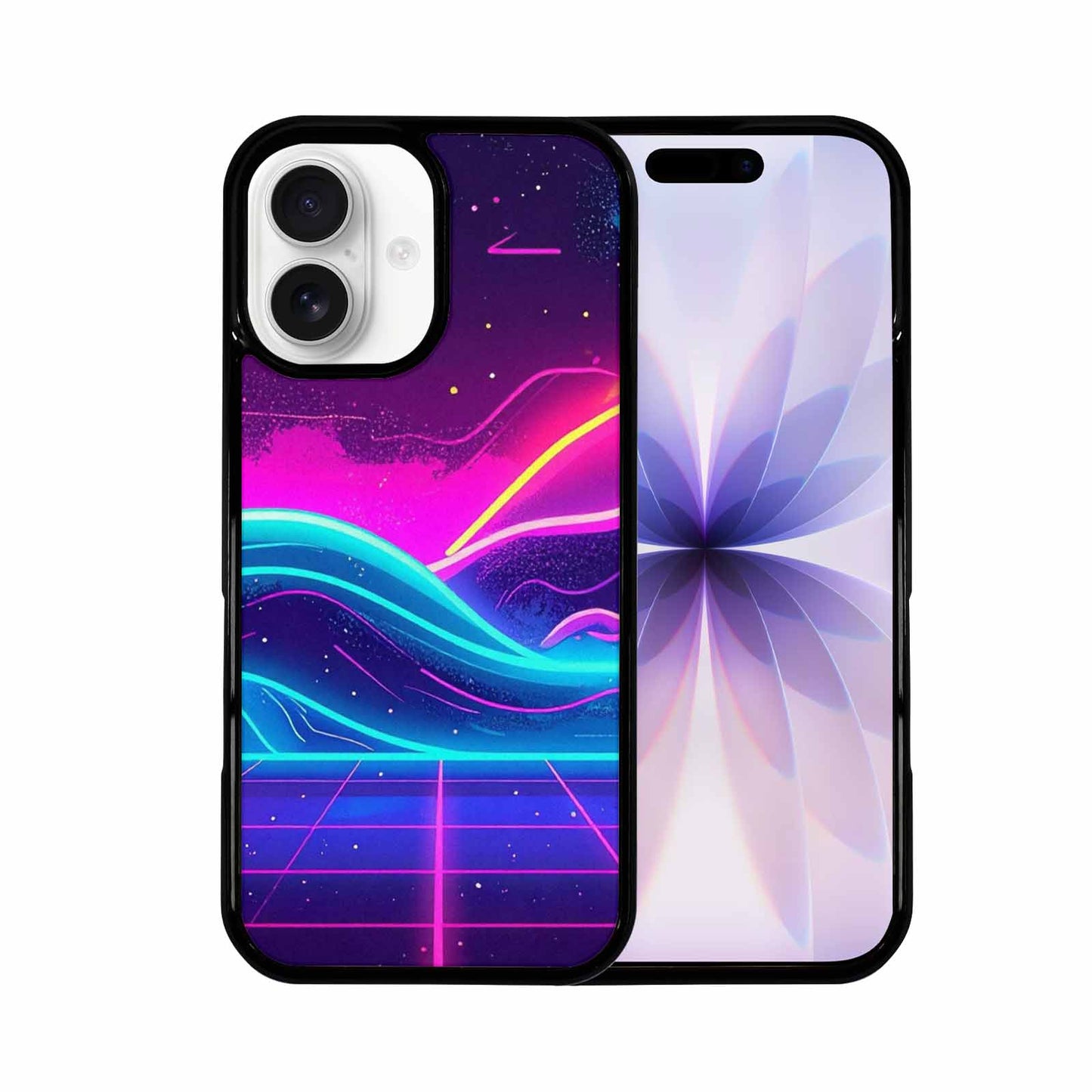 iPhone 17 Case — Neon Cartoon Art Pattern Retro Vintage, Custom Designed Case Cover