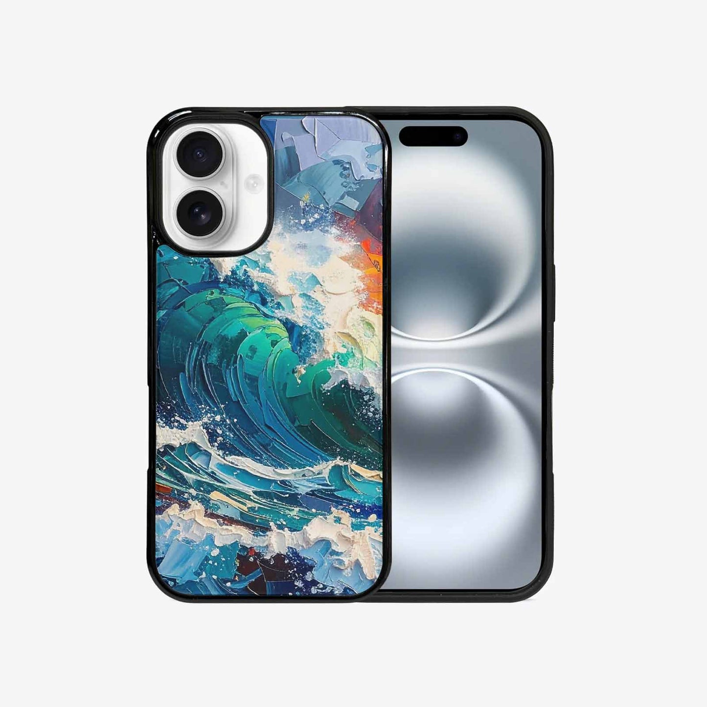 iPhone 16 Case — Wave Crest Splash Wave Crest Splash, Custom Print Case Cover