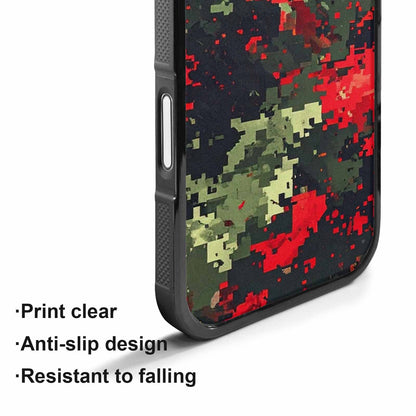 iPhone 17 Case — Small Military Camouflage Blotch Camo, Custom Phone Case