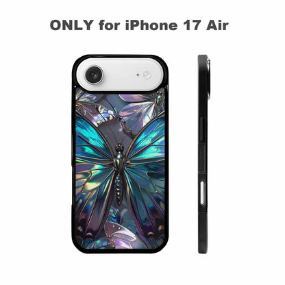 iPhone 17 Air Case — Iridescent Zodiac Butterfly Original Art, Custom Phone Case