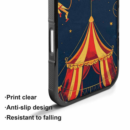 iPhone 17 Case — Vintage Circus Art Pattern Retro Vintage, Custom Phone Case