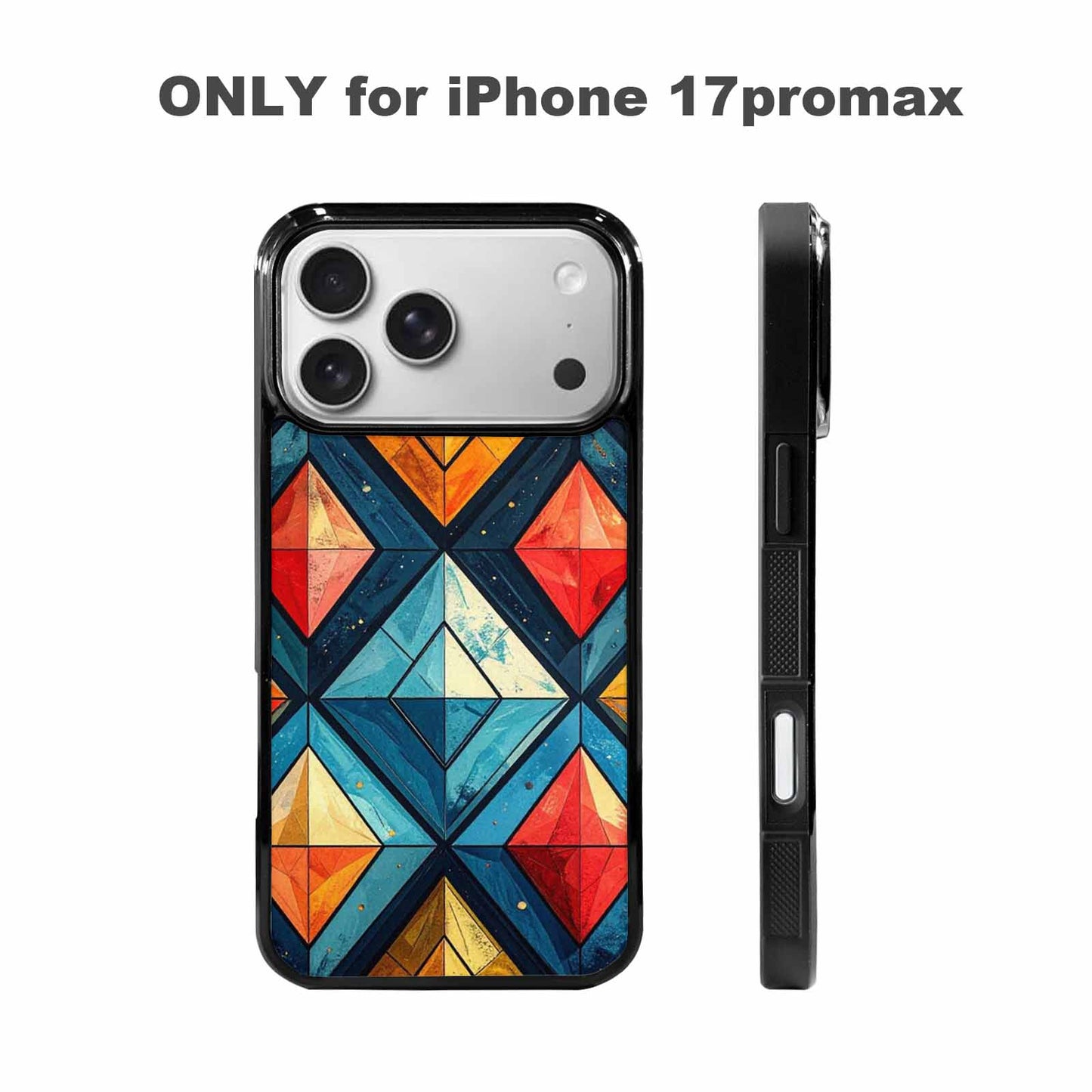iPhone 17 Pro Max Case — Vintage Summer Diamond Retro Vintage, Custom Print Case Cover