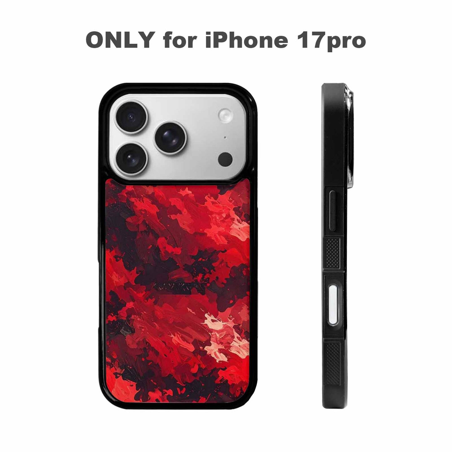 iPhone 17 Pro Case — Small Military Camouflage Blotch Pattern Camo, Custom Art Phone Cover