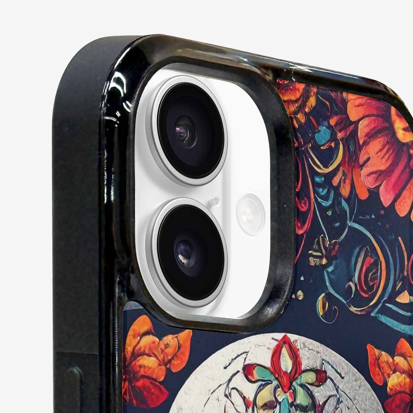 iPhone 16 Plus Case — Day Dead Sugar Skull Art 100s, Customized Protective Case