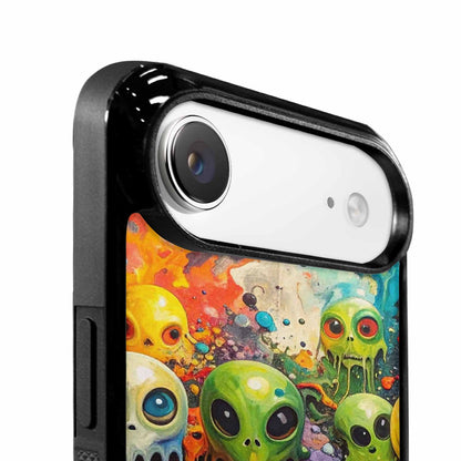 iPhone 17 Air Case — Aliens Camomelting Aliens Patt Q9t Alien, Custom Print Case Cover