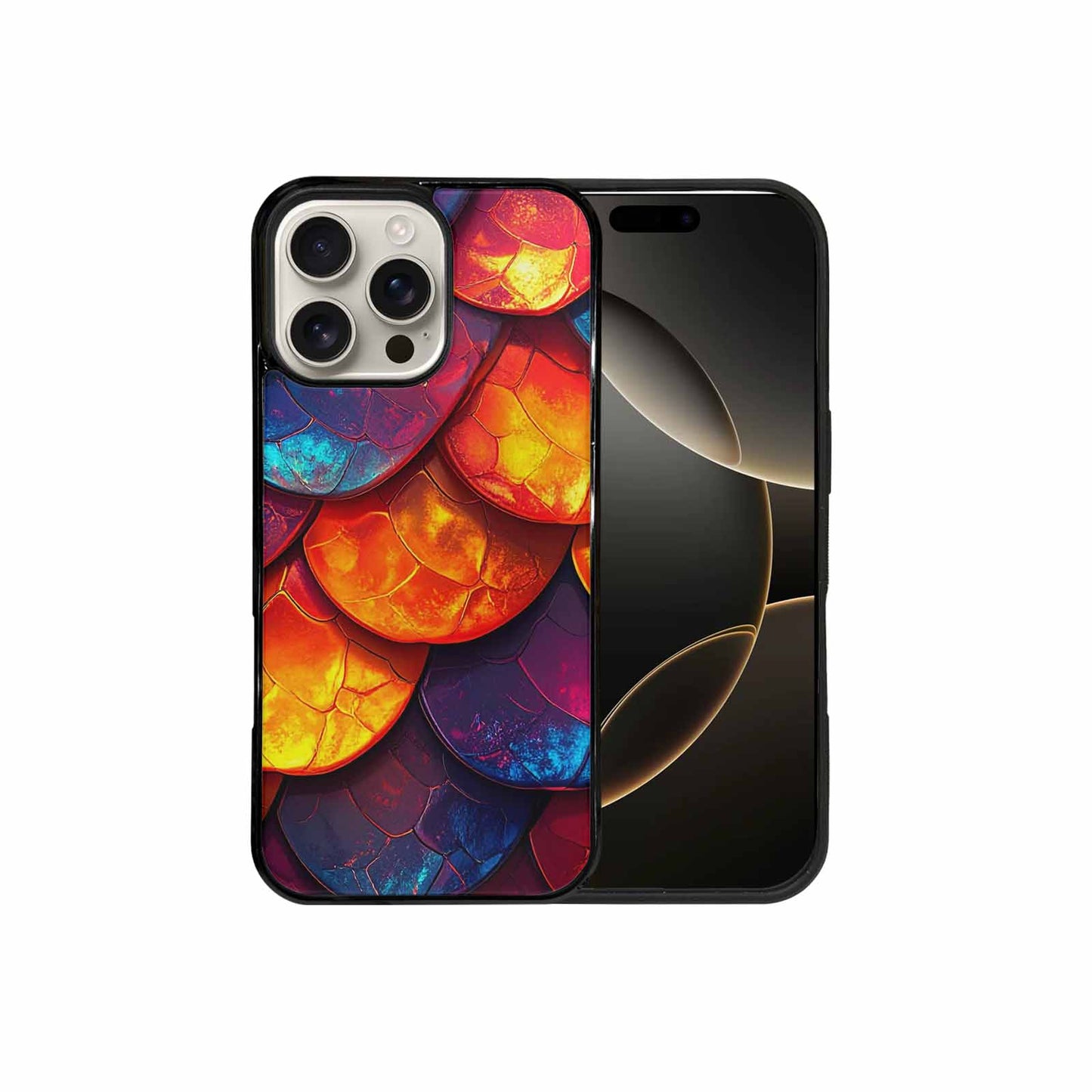 iPhone 16 Pro Max Case — Dark Snake Print Custom, Customized Protective Case