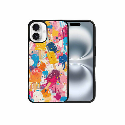 iPhone 16 Plus Case — Ice Cream Motif Ice Cream Motifs, Customized Protective Case