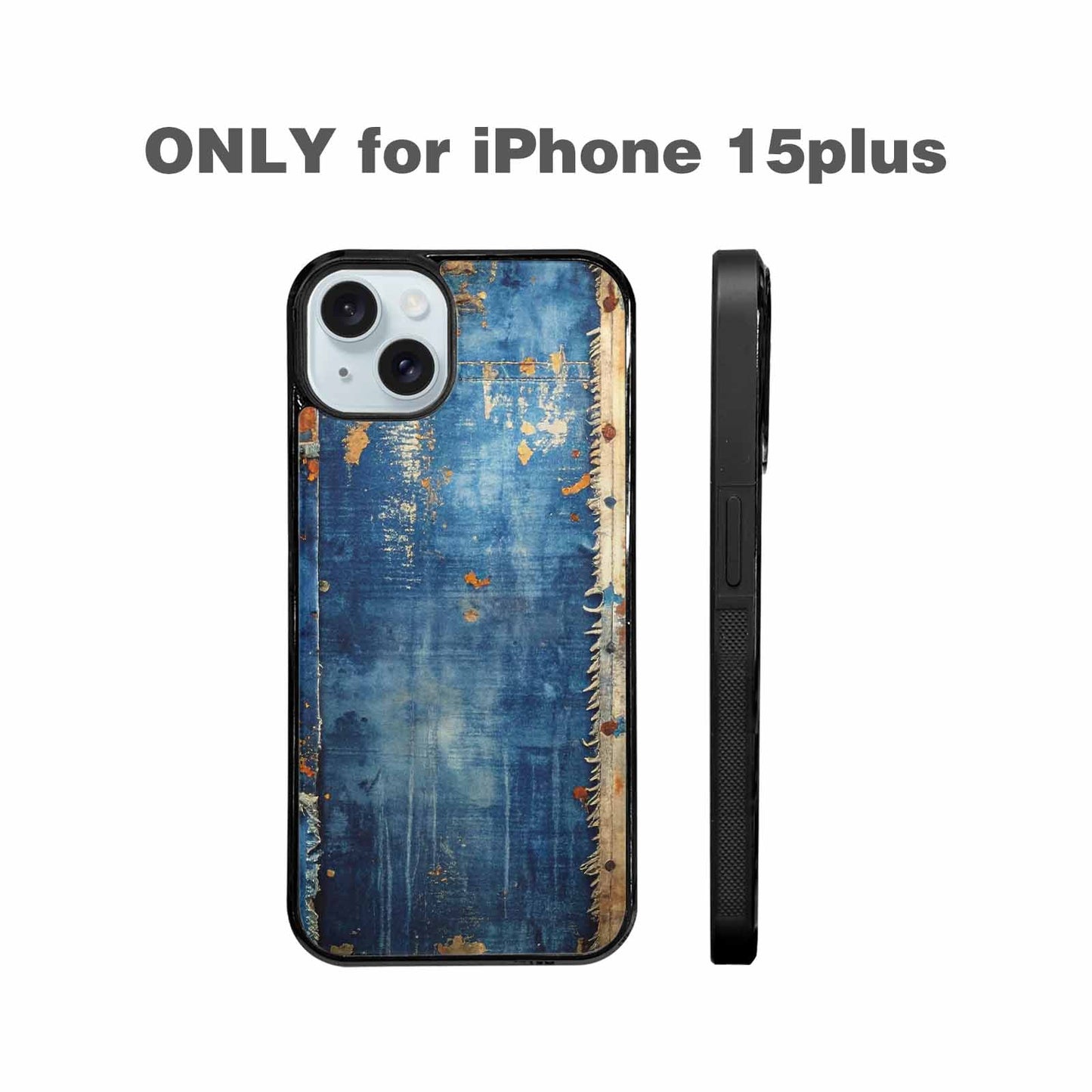 iPhone 15 Plus Case — Curve The Ripping Demin Tectures For, Personalized Phone Case