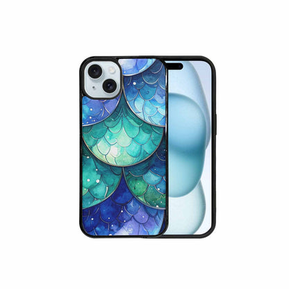 iPhone 15 Plus Case — Mermaid Scale, Personalized Phone Case