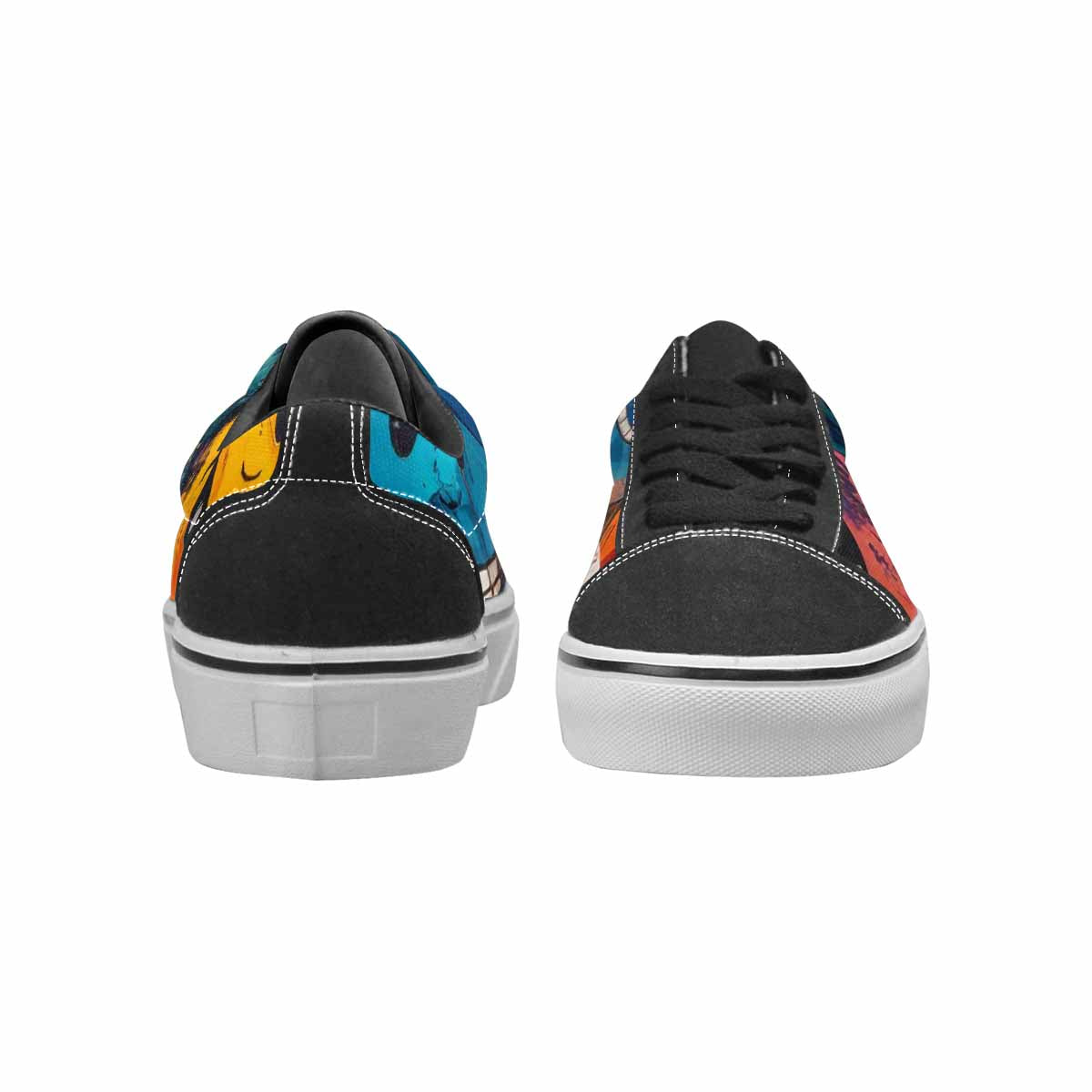 WOMEN'S Smiley Faces Lace-Up Canvas Aesthetic Shoes