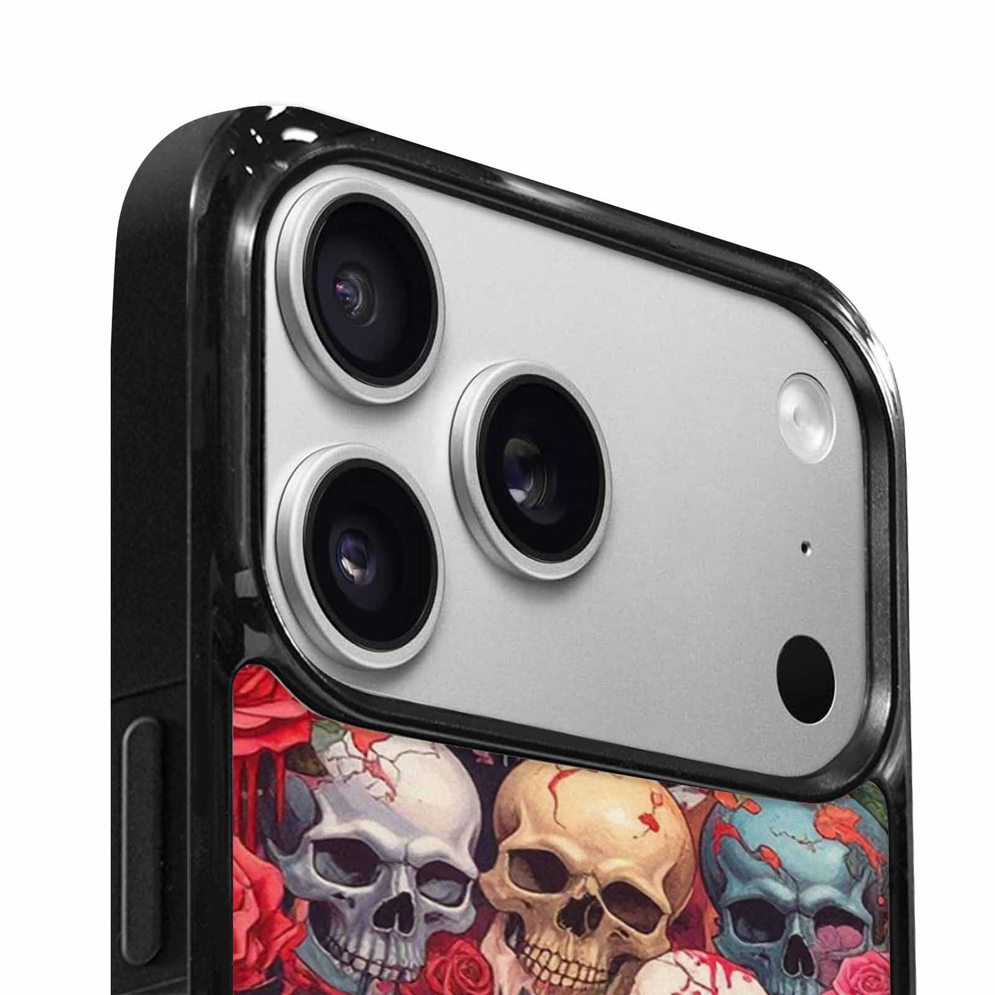 iPhone 17 Pro Case — Skulls And Roses Skulls And Gothic, Unique Phone Case Design