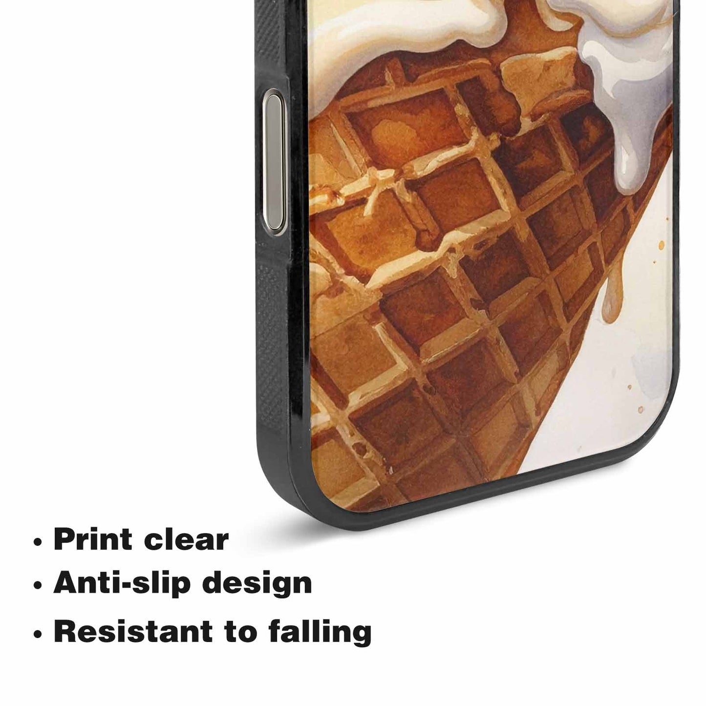 iPhone 16 Pro Max Case — Extreme Close Up Shot Only Drippig, Custom Printed Phone Case
