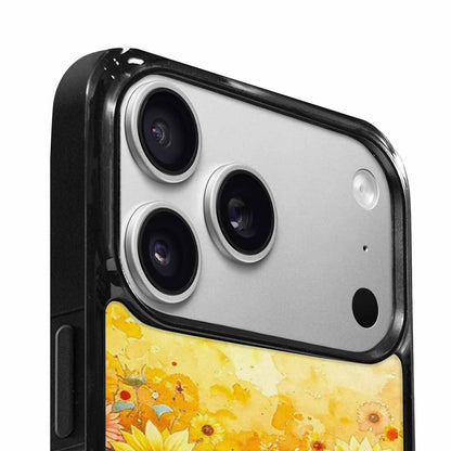 iPhone 17 Pro Case — Full Color Vibrant Sunflower Burst Floral, Custom Made Phone Cover