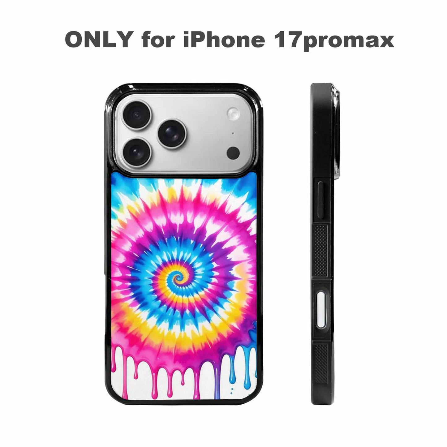 iPhone 17 Pro Max Case — Tie Dye Drip Tie Dye, Customized Protective Case