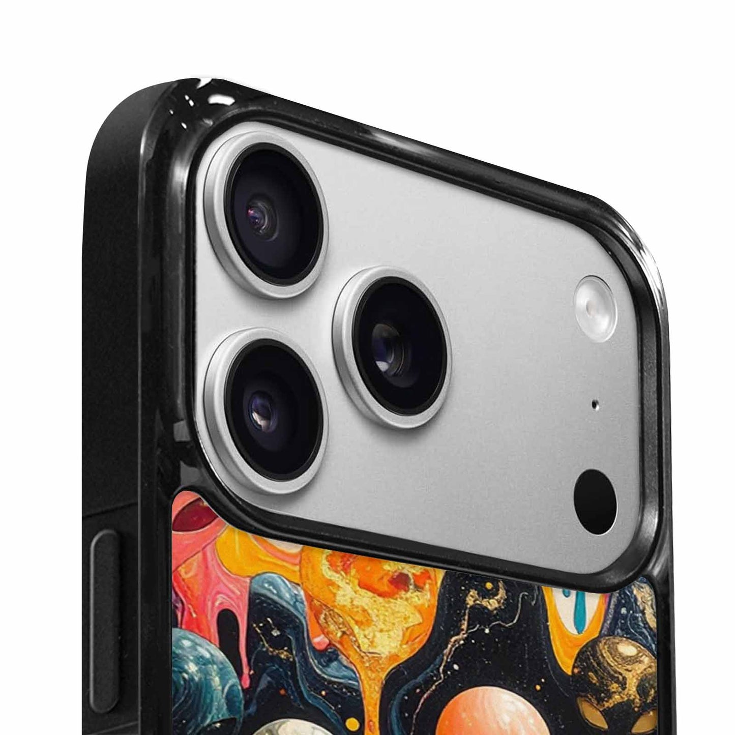iPhone 17 Pro Case — Aliens Marblealiens Pattern Uk0 Alien Scifi, Custom Art Phone Cover