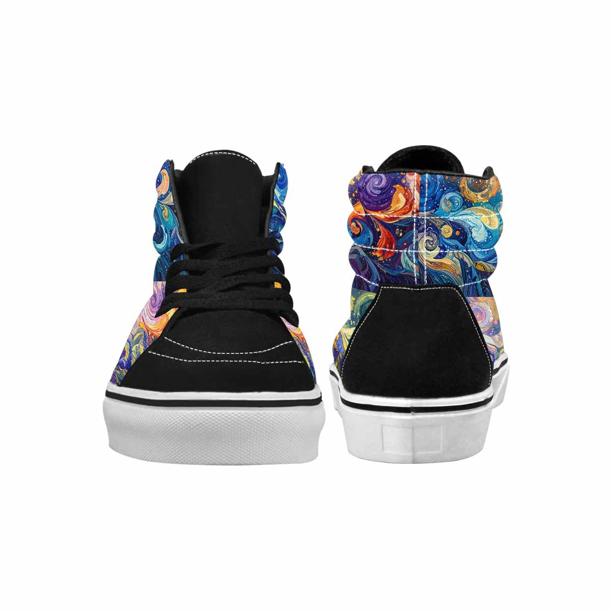 WOMEN'S Blend All Versions High Top Canvas Vivid Custom Sneakers
