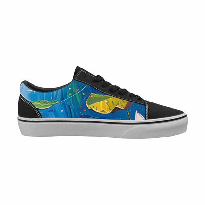 WOMEN'S Monet Impressionist Lace-Up Canvas Y2K Custom Shoes