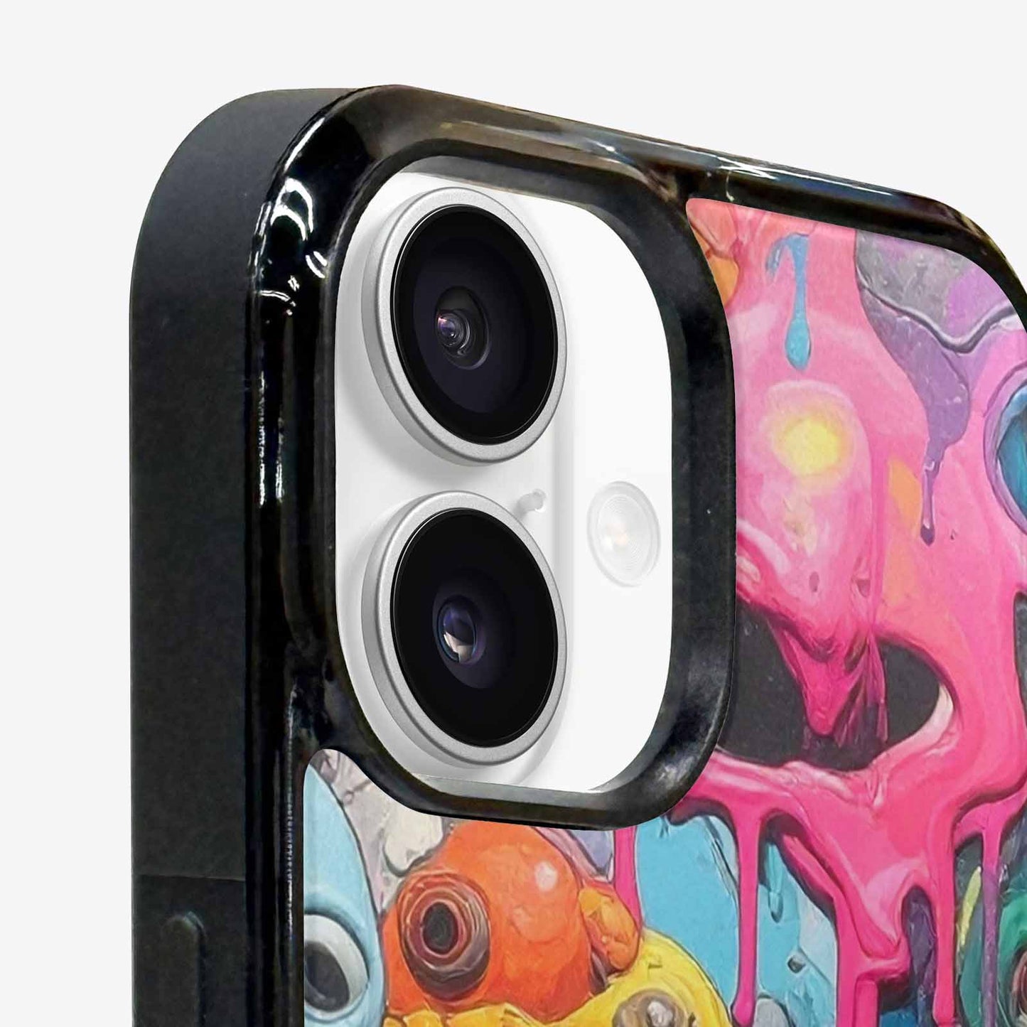iPhone 16 Case — Aliens Camomelting Aliens Patt 5xk Personalized, Personalized Phone Case